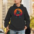 Retro Dog With Gloves Muay Thai Fighter Men Hoodie
