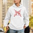 Drum Kit Percussion For Drummer Percussionist Musician Men Hoodie Drum Kit Percussion For Drummer Percussionist Musician Men Hoodie