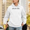 Minimalistic Drum Kit Minimal Raglan Baseball Tee Men Hoodie