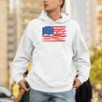 Vintage American Flag Swim Team Swimmer Funny Swimming Gift Men Hoodie