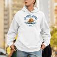 Women's Golden Retriever Swimming Men Hoodie