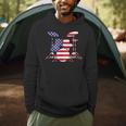 American Flag Drum Kit Patriotic US Drum Art Men Hoodie American Flag Drum Kit Patriotic US Drum Art Men Hoodie