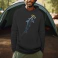 Beautiful Colors Swimming Hammerhead Shark Lovers Men Hoodie