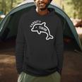 Dolphin Dolfin Varsity Swim Swim Team Swim Club Swimming Men Hoodie Dolphin Dolfin Varsity Swim Swim Team Swim Club Swimming Men Hoodie