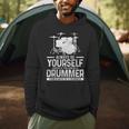 Drummer Drum Kit Saying Drummer Men Hoodie Drummer Drum Kit Saying Drummer Men Hoodie