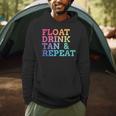 Float Drink Tan Repeat Summer Swimming Beach Pool Vacation Men Hoodie Float Drink Tan Repeat Summer Swimming Beach Pool Vacation Men Hoodie