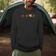 Great Drum Kit Heartbeat Drummer Men Hoodie