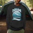 Here's To Swimming With Bow Legged Women Distressed Look Men Hoodie Here's To Swimming With Bow Legged Women Distressed Look Men Hoodie