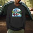 Lake Canoeing Canoe Men Hoodie