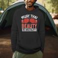 Muay Thai Beauty In Brutality Muay Thai Men Hoodie Muay Thai Beauty In Brutality Muay Thai Men Hoodie