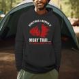 Muay Thai Boxing Teacher Kickboxing Martial Arts Instructor Men Hoodie Muay Thai Boxing Teacher Kickboxing Martial Arts Instructor Men Hoodie