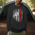Muay Thai Boxing US American Flag Men Hoodie Muay Thai Boxing US American Flag Men Hoodie