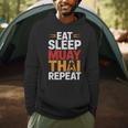 Muay Thai Fighter Eat Sleep Repeat Lifestyle Training Men Hoodie Muay Thai Fighter Eat Sleep Repeat Lifestyle Training Men Hoodie