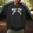 Muay Thai Fighter Fists MMA Club Martial Arts Fighting Coach Men Hoodie