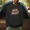 Muay Thai Fighter Nak Identity Training Practitioner Proud Men Hoodie