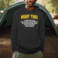 Muay Thai Martial Arts Combat Sports Men Hoodie