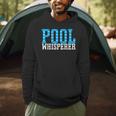 Pool Guy Pool Whisperer Boy Men Swimming Pool Men Hoodie