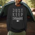 Pretty Fish Just Keep Swimming Men Hoodie Pretty Fish Just Keep Swimming Men Hoodie