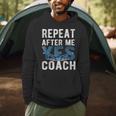 Repeat Yes Swim Coaching Swimming Coaches Men Hoodie