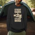 Sticky Hands Steady Mind Muay Thai Boxing Sleeveless Men Hoodie