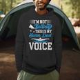 Swim Dad Voice Swimming Dad Of A Swimmer Father Men Hoodie