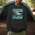 Swim Swimmers Swimming Men Hoodie