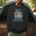 Swimmer Swim Sloth Swimming Team Retro Men Hoodie Swimmer Swim Sloth Swimming Team Retro Men Hoodie