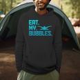 Swimming Eat My Bubbles Swimmer Swim Men Hoodie