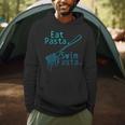 Swimming Eat Pasta Swim Fasta Swimmer Men Hoodie Swimming Eat Pasta Swim Fasta Swimmer Men Hoodie