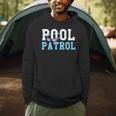 Swimming Swimmer Swim Pool Patrol Coach Dad Men Hoodie Swimming Swimmer Swim Pool Patrol Coach Dad Men Hoodie