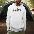 Drum Kit Pulse Line Rock Artist Drum Set Men Hoodie Drum Kit Pulse Line Rock Artist Drum Set Men Hoodie