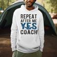 Repeat Yes Swim Coach Swimming Coach Men Hoodie