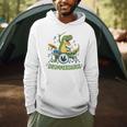 T-Rex Drumming With Drum Kit And Musical Notes Men Hoodie T-Rex Drumming With Drum Kit And Musical Notes Men Hoodie