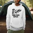 Women's Train Fight Repeat Nak Muay Thai Boxing Fighter Men Hoodie Women's Train Fight Repeat Nak Muay Thai Boxing Fighter Men Hoodie