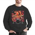 Animal Octopus Musician Drum Kit Octopus Drummer Men Graphic Sweatshirt