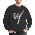 Astronaut Muay Thai Fighter Space Martial Arts Men Women Kid Men Graphic Sweatshirt Astronaut Muay Thai Fighter Space Martial Arts Men Women Kid Men Graphic Sweatshirt