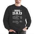 BBQ Dad Grilling Father Day Family Food Love Novelty Graphic Men Graphic Sweatshirt