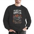 BBQ Dad Smoking Meat Smoker Barbecue Smoker Men Graphic Sweatshirt