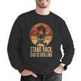 BBQ Dad Stand Back Dad Is Grilling Men Graphic Sweatshirt BBQ Dad Stand Back Dad Is Grilling Men Graphic Sweatshirt