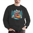 Canoe Art For Men Women Canoeing Canoe Kayak Lover Men Graphic Sweatshirt