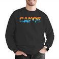 Canoe Canoeing Retro Canoe Men Graphic Sweatshirt