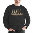 Canoe Canoeing Vintage Canoe Men Graphic Sweatshirt