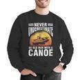 Canoe Old Man Sleeveless Men Graphic Sweatshirt