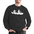 Canoe Paddlers Men Graphic Sweatshirt