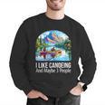 I Like Canoeing And Maybe 3 People Canoe Men Graphic Sweatshirt I Like Canoeing And Maybe 3 People Canoe Men Graphic Sweatshirt