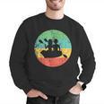 Canoeing Shirt Vintage Retro Canoe Men Graphic Sweatshirt