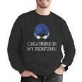 Chlorine Is My Perfume Shirt Swim Swimming Men Graphic Sweatshirt