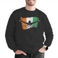 Cool Ireland Flag Vintage Irish Flag Swimmer Fly Swimming Men Graphic Sweatshirt Cool Ireland Flag Vintage Irish Flag Swimmer Fly Swimming Men Graphic Sweatshirt