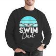 Dad Father School Swimming Meet Swimmer Swimmer Men Graphic Sweatshirt Dad Father School Swimming Meet Swimmer Swimmer Men Graphic Sweatshirt