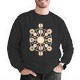 Drummer Drum Kit Mandala Percussionist Music Lover Men Graphic Sweatshirt Drummer Drum Kit Mandala Percussionist Music Lover Men Graphic Sweatshirt